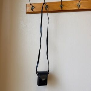 Vintage Tamron Mini Camera Case Crossbody Bag Black